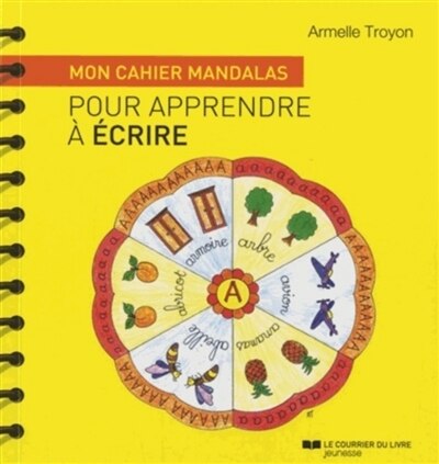 Front cover_Mon cahier mandalas pour apprendre à écrire