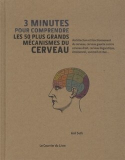 Couverture_3 minutes pour comprendre les 50 plus grands mécanismes du cerveau : architecture et fonctionnement du cerveau, cerveau gauche contre cerveau droit, cerveau linguistique, émotionnel, sommeil et rêve...