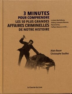 Couverture_3 minutes pour comprendre les 50 plus grandes affaires criminelles de notre histoire