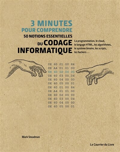 Couverture_3 minutes pour comprendre 50 notions essentielles du codage informatique : la programmation, le cloud, le langage HTML, les algorithmes, le système binaire, les scripts, les hackers...