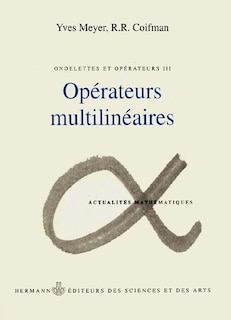 Front cover_Opérateurs multilinéaires