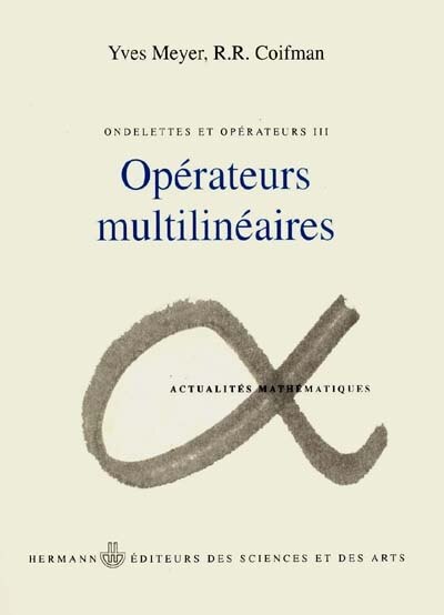 Front cover_Opérateurs multilinéaires