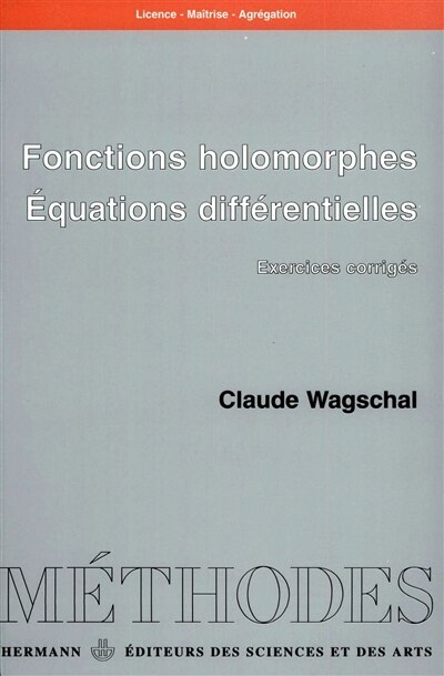 Front cover_Fonctions holomorphes,équations différentielles