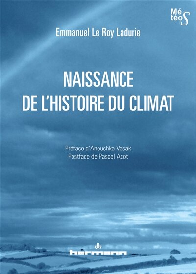 Couverture_Naissance de l'histoire du climat