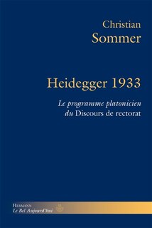 Couverture_Heidegger 1933