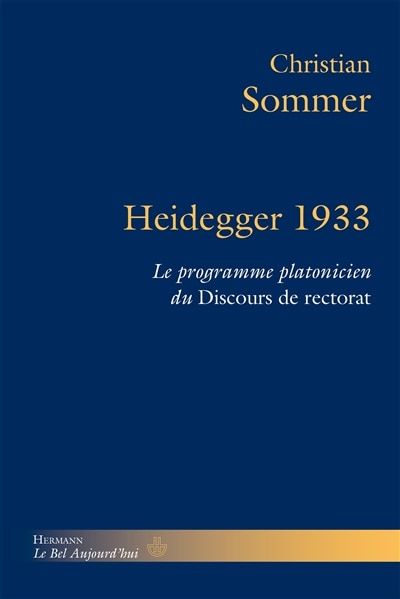 Couverture_Heidegger 1933