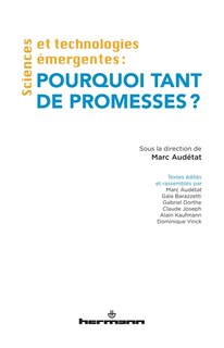 Front cover_Sciences et technologies émergentes