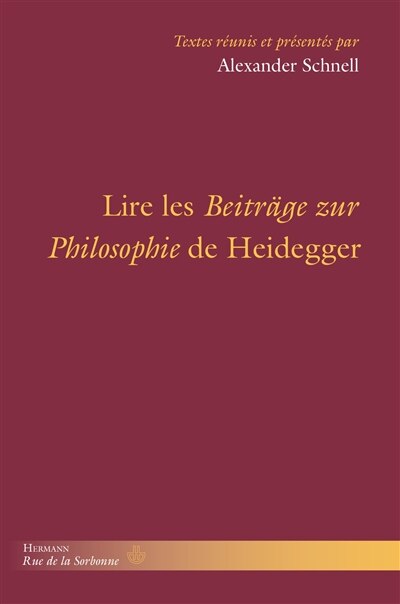 Front cover_Lire les Beiträge zur Philosophie de Heidegger