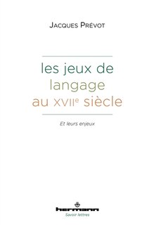 Couverture_Les jeux de langage au XVIIe si&egrave;cle