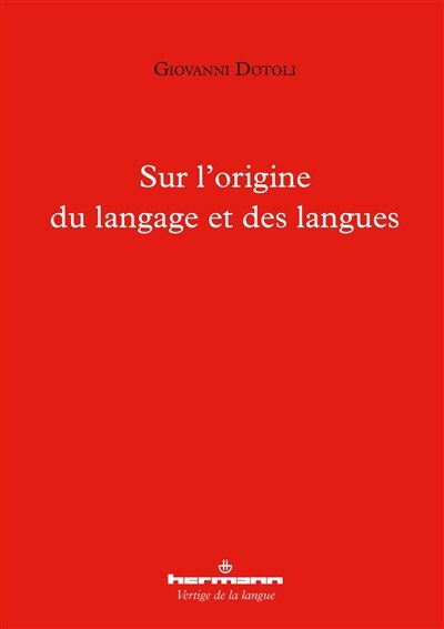 Front cover_Sur l'origine du langage et des langues