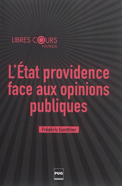 Couverture_L' Etat providence face aux opinions publiques