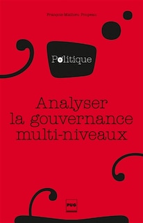 Front cover_Analyser la gouvernance multi-niveaux