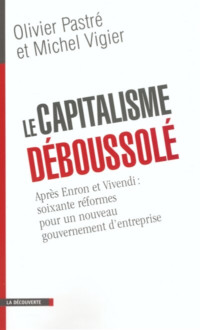 Front cover_Le capitalisme déboussolé