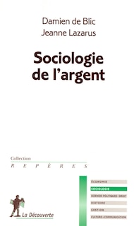 Couverture_SOCIOLOGIE DE L'ARGENT