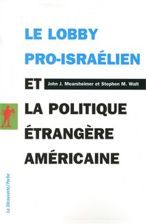 Front cover_Le lobby pro-israélien et la politique étrangère américaine