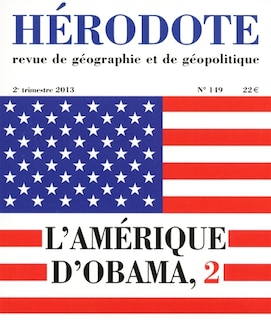 Couverture_Hérodote, n°149. L'Amérique d'Obama, 2