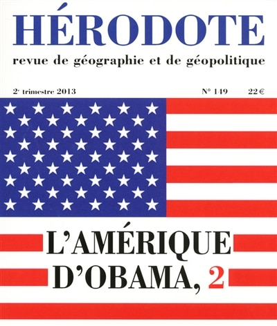 Couverture_Hérodote, n°149. L'Amérique d'Obama, 2