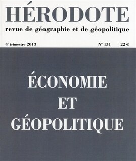 Couverture_Hérodote, n°151. Economie et géopolitique