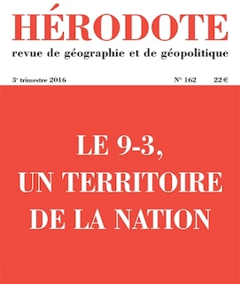 Couverture_Hérodote, n°162. Le 9-3, un territoire de la nation