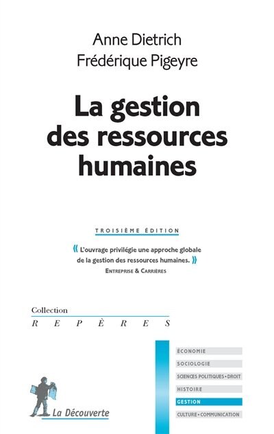 Front cover_La gestion des ressources humaines