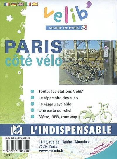 Front cover_Paris côté vélo