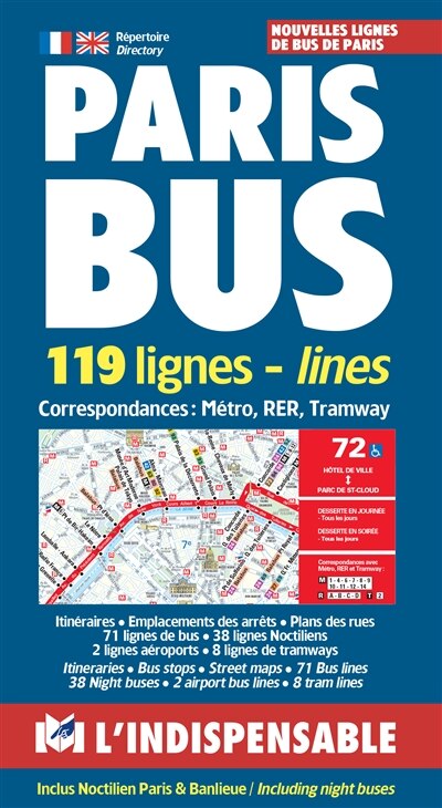 Front cover_Paris bus : 119 lignes = Paris bus : 119 lines
