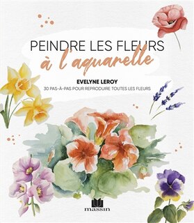 Front cover_Peindre les fleurs à l'aquarelle