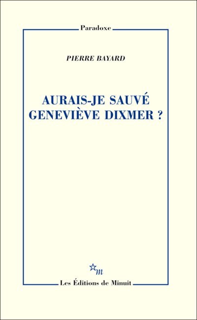 Front cover_Aurais-je sauvé Geneviève Dixmer ?