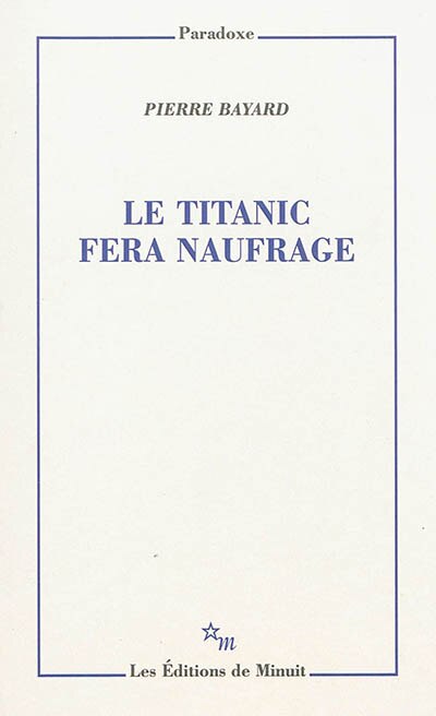 Couverture_Le Titanic fera naufrage