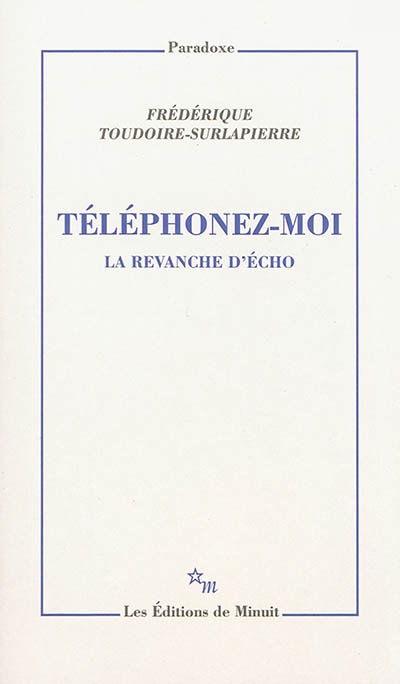 Front cover_Téléphonez-moi