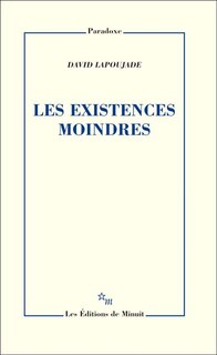 Front cover_Les existences moindres