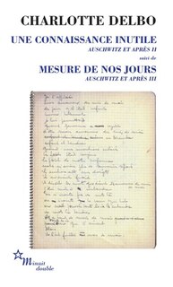Front cover_Une connaissance inutile ; Mesure de nos jours