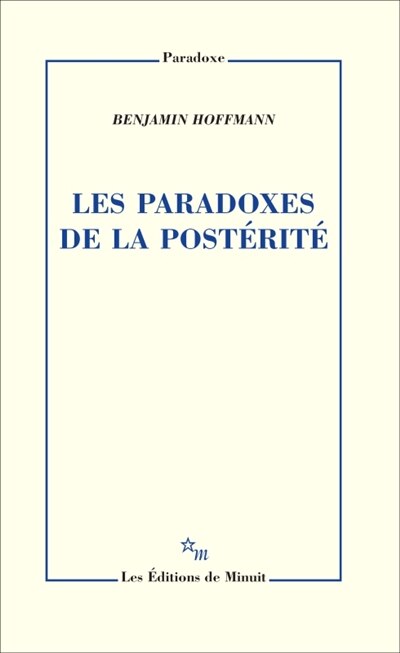 Couverture_Les paradoxes de la postérité
