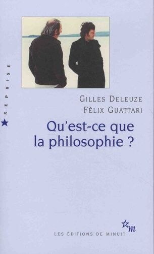 Front cover_Qu'est-ce que la philosophie ?