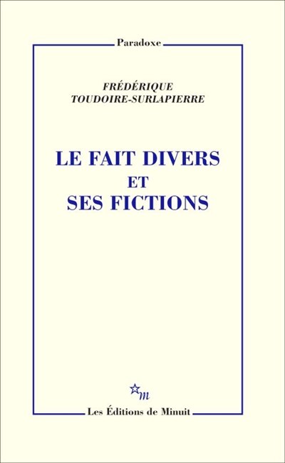 Couverture_Le fait divers et ses fictions