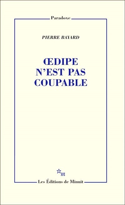 Front cover_Oedipe n'est pas coupable