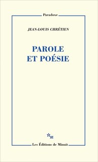 Front cover_Parole et poésie