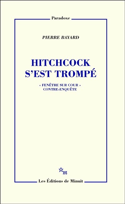 Front cover_Hitchcock s'est trompé