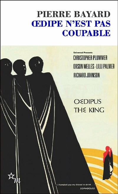 Front cover_Oedipe n'est pas coupable ; Lettre de Jean-Philippe Toussaint à l'auteur