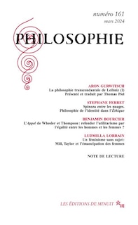 Front cover_Philosophie, n°161