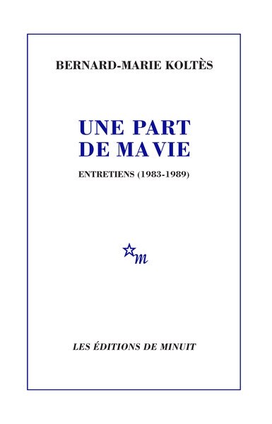 Front cover_Une part de ma vie