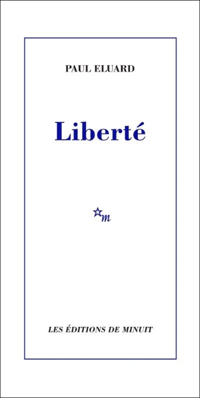 Front cover_Liberté ; Histoire d'un poème