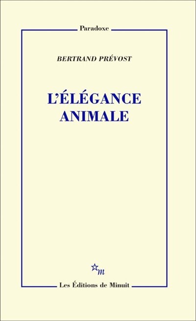 Front cover_L' élégance animale