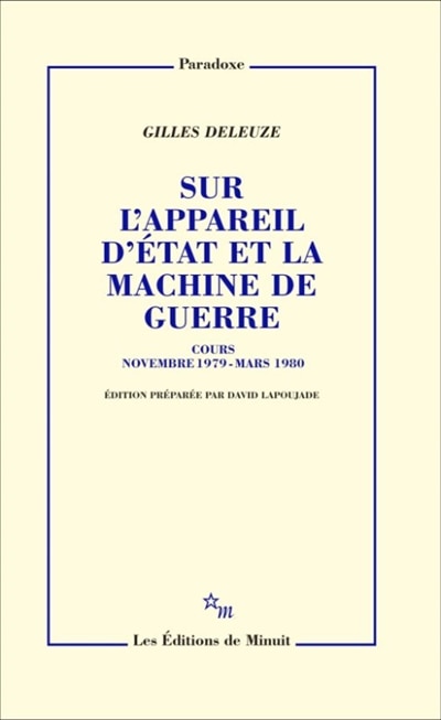 Front cover_Sur l'appareil d'Etat et la machine de guerre