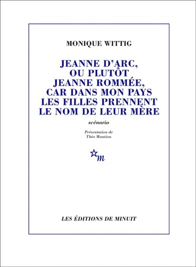 Couverture_Jeanne d'Arc, ou plutôt Jeanne Rommée, car dans mon pays les filles prennent le nom de leur mère
