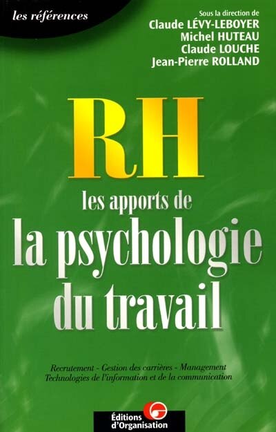 Couverture_RH, les apports de la psychologie du travail