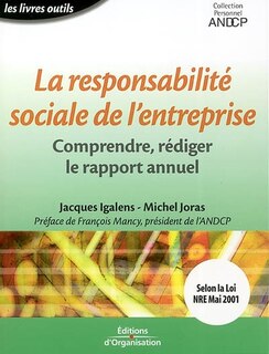 Front cover_La responsabilité sociale de l'entreprise
