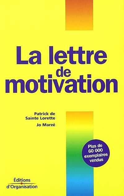 Front cover_La lettre de motivation