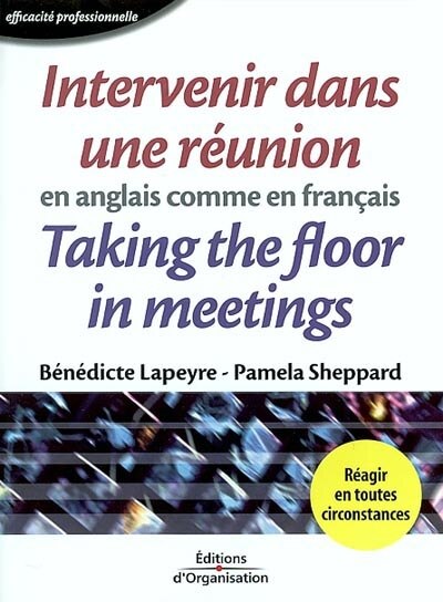 Front cover_Intervenir dans une réunion en anglais comme en français