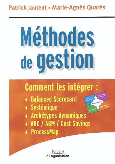 Front cover_Methodes de gestion